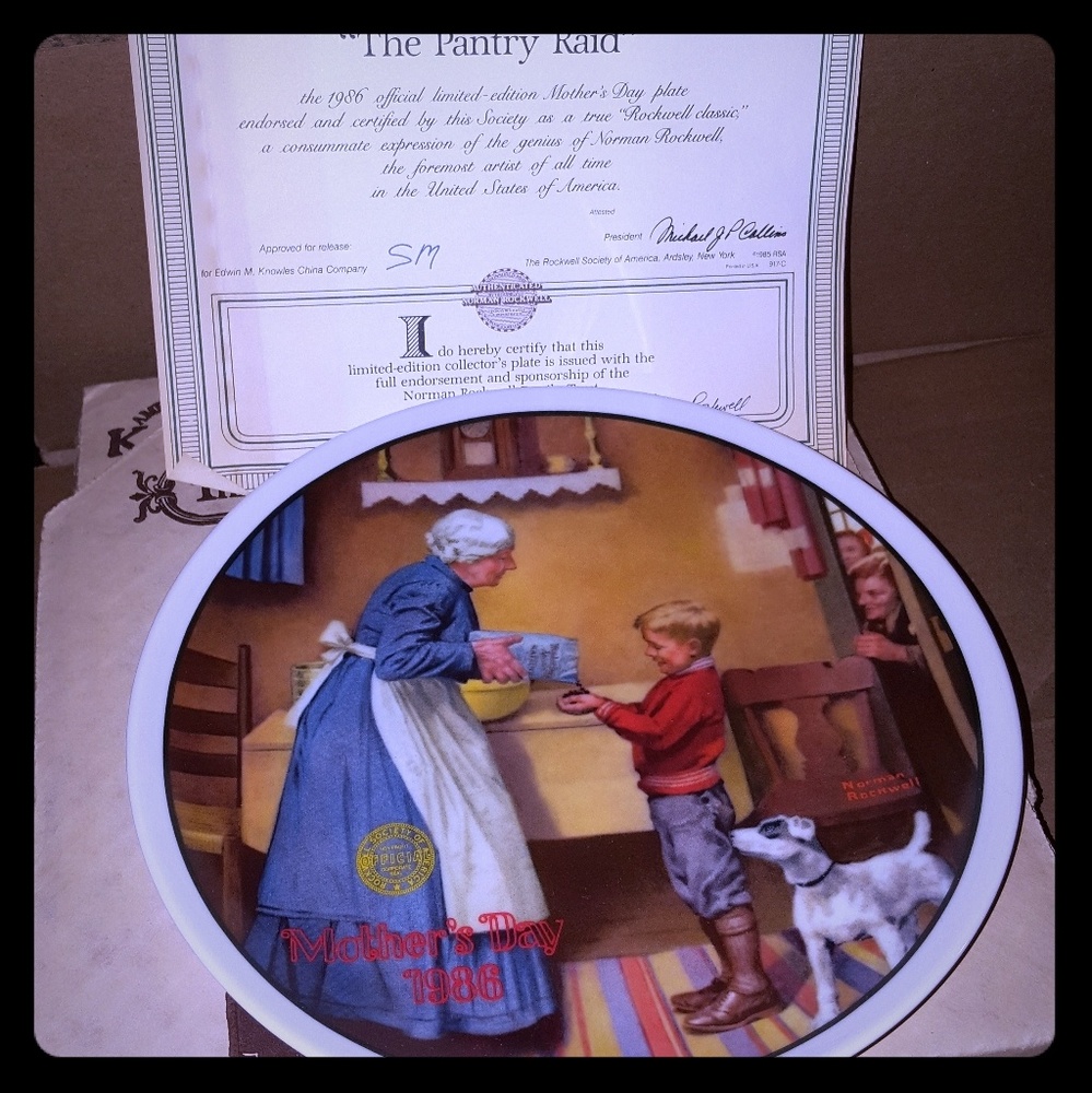 Vintage collectors plate